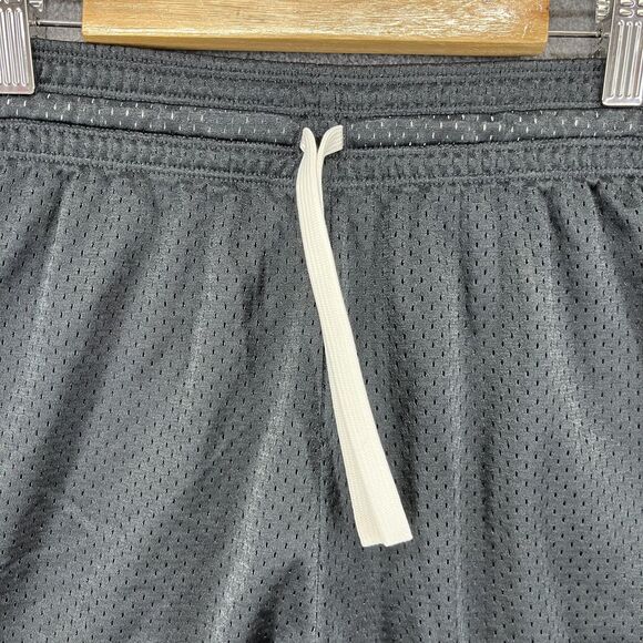 Nike Dri-FIT LIVESTRONG Shorts Women Medium Black Yellow Athletic Mesh Polyester - Picture 2 of 14